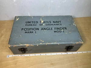 Vintage United States Navy Position Angle Finder Mark 1 Mod 1 Box Only - Picture 1 of 13