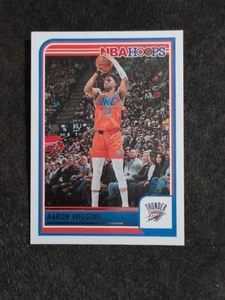 2023-24 Hoops #126 Aaron Wiggins - Oklahoma City Thunder Basketball Card - Bild 1 von 2