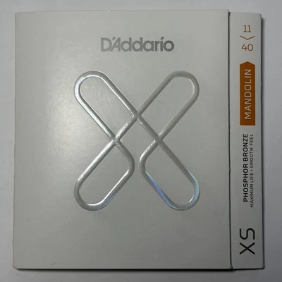 D'Addario XSM1140 Mandolin Strings Phosphor Bronze Medium Gauge Smooth 11-40 - Image 1 of 4