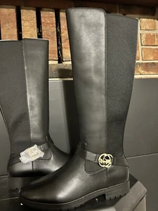 Coach Women’s Boots Size 11 B Farrah Leather 2 Black C0626 NIB - Picture 1 of 12