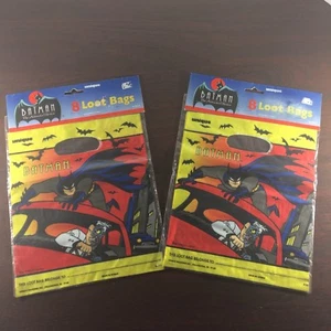 16 bolsas de botín de colección BATMAN & ROBIN bolsas de regalo de fiesta 1992 DC animadas selladas nuevas en stock - Imagen 1 de 3