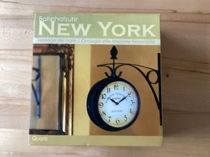 Wanduhr doppelseitig NEU +OVP NEW YORK Bahnhofsuhr Grand Central Station - Bild 1 von 5