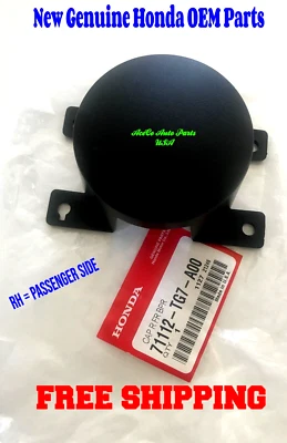 Genuine 16-21 HONDA PILOT LX 2016-2021 FRONT BUMPER FOG LAMP HOLES COVER RH Foto 1 de 3