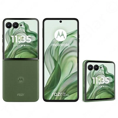 Motorola Razr+ Ultra 50 256GB Unlocked 2024 XT2451 6.9 12GB 5G Spring Green