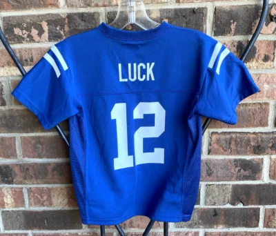 NFL Indianapolis Colts Andrew Luck 12 NFL Kids Team Apparel Youth M 5-6 - Image 1 of 4