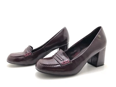 s.Oliver Damen Pumps Gr. 38 Absatzschuhe Blockabsatz Slipper Komfortschuhe Rot Foto 1 de 4