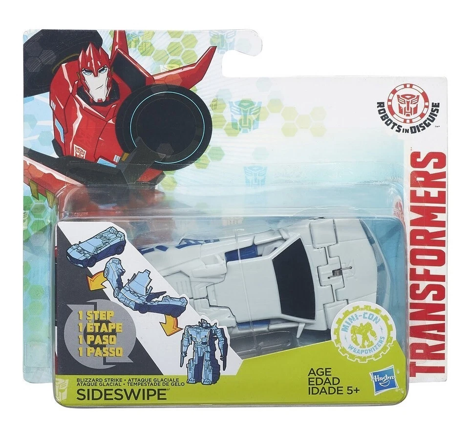 Hasbro Transformers Robot In Disguise Robot Attaque Blizzard Sideswipe Rare Coll - Photo 1/1