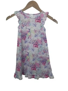 The Children's Place Unicorn Nightgown Short Sleeves Pink Size XS 4 - Picture 1 of 7
