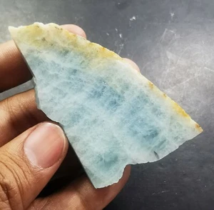 206 Ct Natural Aquamarine Madagascar Beryl Rough Rock Loose Gemstones. - Picture 1 of 4
