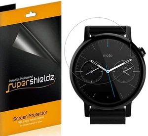 6X Supershieldz Clear Screen Protector for Motorola Moto 360 42mm 2nd Generation - Picture 1 of 3