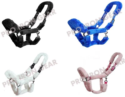 Cuerda de plomo de nailon para caballos con piel completa ajustable Foto 1 de 2