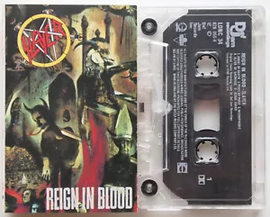 SLAYER - REIGN IN BLOOD (DEF JAM LONC34) EUROPE CASSETTE REISSUE - GTS - Picture 1 of 3