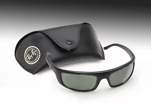Ray-Ban Sunglasses RB 4053 601 - S/9A 3P- Matte Black Frame Polarized Green Lens - Picture 1 of 7