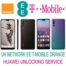 HUAWEI P30 PRO P30 MATE 30 PRO MATE 20 PRO P20  UNLOCK CODE UK EE TMOBILE ORANGE