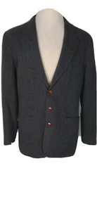 Gap Mens Sz 44R Charcoal Gray Wool Blend Sport Coat S64 - Picture 1 of 14
