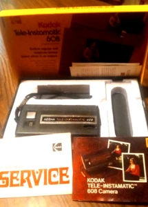 Vintage Kodak Tele-Instamatic 608 Compact 110 Film Camera With Manual Orig Box - Picture 1 of 4