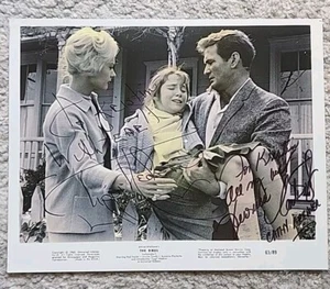 Alfred Hitchcocks Die Vögel signiertes 8x10 Foto - Tippi Hedren Veronica Cartright - Bild 1 von 4