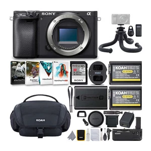 Sony Alpha a6400 Mirrorless Digital Camera Body Only Bundle with Accesories - Picture 1 of 12