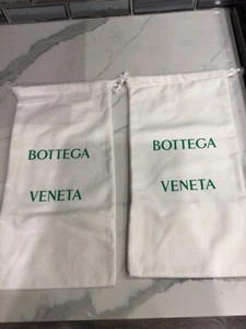 2 x  Bottega Veneta soft and thick Shoe Dust Bag, Protective Cover Pouch 16"x 8" - Picture 1 of 4