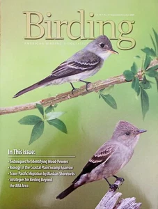 AMERICAN BIRDING MAGAZINE~SEPTEMBER/OCTOBER 2008~WESTERN & EASTERN WOOD-PEWEES - Picture 1 of 10