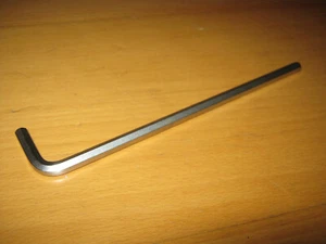 PB Inbußchlüssel, Innen Sechskantschlüssel 6 mm, L 18 cm, silber, gebraucht - Bild 1 von 2