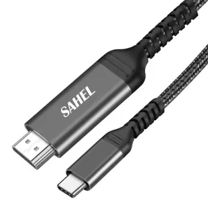 USB Type C to HDMI 1080P HD TV Cable Adapter For Android LG Samsung Laptop - Picture 1 of 4