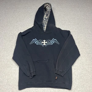 Vintage Y2K Top Heavy Hoodie Sweatshirt Jugend Large Skater Drache Erwachsene Small - Bild 1 von 11