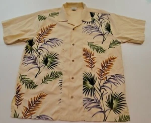 Mens Rainforest Cafe Button Shirt Size Large Hawaiian Multi Color - Picture 1 of 7
