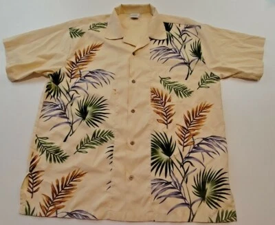 Mens Rainforest Cafe Button Shirt Size Large Hawaiian Multi Color - Image 1 of 4