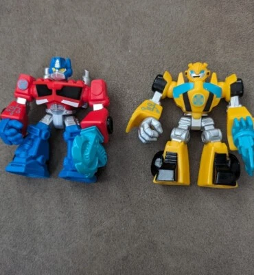 Playskool Heroes Transformers Rescue Bots Optimus Prime and Bumblebee - Image 1 of 4