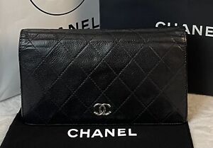 CHANEL CC Quilted Caviar Leather Wallet/Clutch~❤️WE LOVE OFFERS!