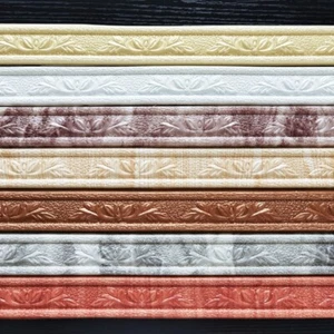 5X DIY Self Adhesive Wall Skirting Border 3D Floral Sticker Wallpaper Decor Home - Picture 1 of 19