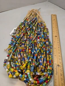 Cadena de árbol de Navidad con cuentas de comercio indio - Imagen 1 de 6