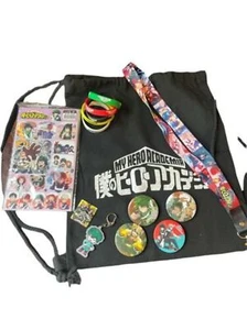 My Hero Academia Lot Stickers Button Bag Masks Bracelets Keychains - Picture 1 of 7