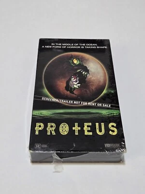 Proteus VHS (1996) Sci Fi Horror Creature Feature Promo Screener SEALED Rare! - Image 1 of 4