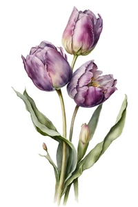 Autoaufkleber Sticker Tulpen Blumen Garten Natur Aufkleber - Bild 1 von 1