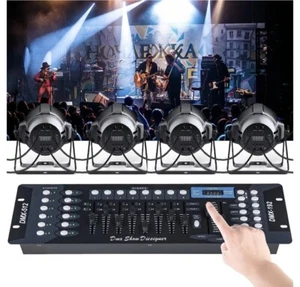 DMX 512 LUCI CONTROLLO MIXER CONTROLLER LUCI DISCO EFFETTO CONSOLE DJ DISCO192 - Foto 1 di 9