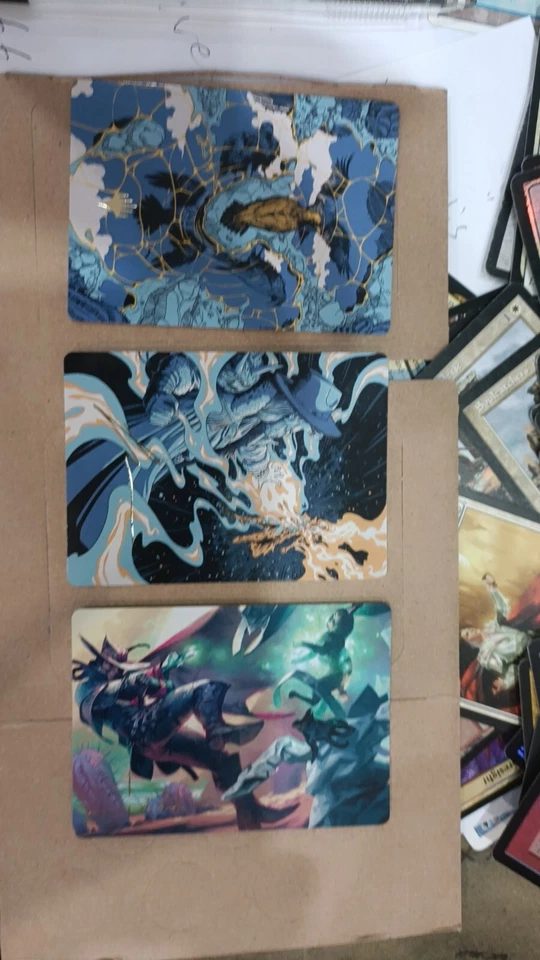 3x Art Card (Gold-Stamped Signature) - Art Series: Outlaws of Thun - Image 1 of 1