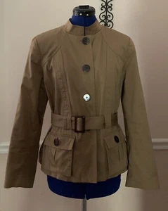 George Short Trench Jacket Size 12 - Picture 1 of 9