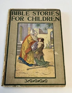 Bible Stories for Children Book Hugo Con Hopkins Antique 1919 Vintage Beautiful - Picture 1 of 8