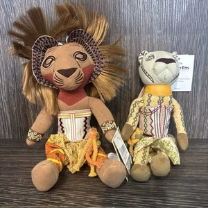 KÖNIG DER LÖWEN SIMBA UND NALA 10 ZOLL STOFFTIERE - Bild 1 von 12