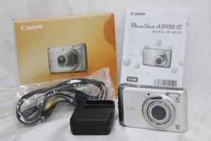 Canon PowerShot A3100 IS 4x Zoom Compact Camera with Charger, Used, Guaranteed - Picture 1 of 7