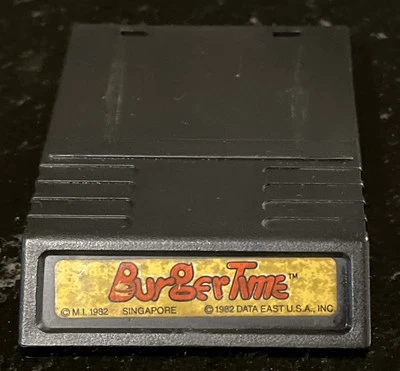 Burgertime Burger Time Intellivision Game Cartridge 1982 Yellow Label - Image 1 of 4
