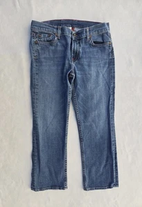Lucky Brand Jeans Damen 10/30 Crop Blau Denim Made in USA 5-Pocket Straight Leg - Bild 1 von 10