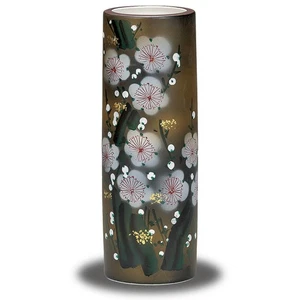 Kutani Ware Waza-no-Kura Vase Keramik Blattgold Pflaume und Blüte Made in Japan - Bild 1 von 3