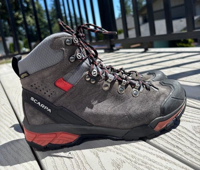 Bota de senderismo SCARPA ZG Trek Gortex para mujer talla 7 roja negra gris Foto 1 de 4