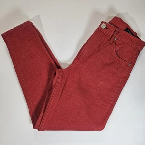 Rag & Bone Womens Jeans Size 27 Bull Red Skinny Made In The USA Mid Rise Denim - Picture 1 of 11