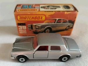 Vintage Matchbox Superfast 1/64 Rolls-Royce Silver Shadow with Box - Picture 1 of 13