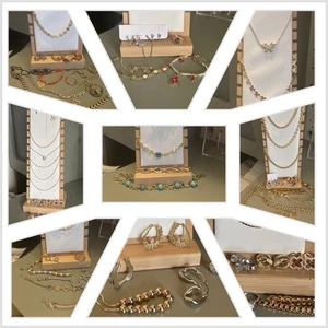 70 Piece 18k Gold Plated & Gemstone Jewelry Collection - Picture 1 of 11