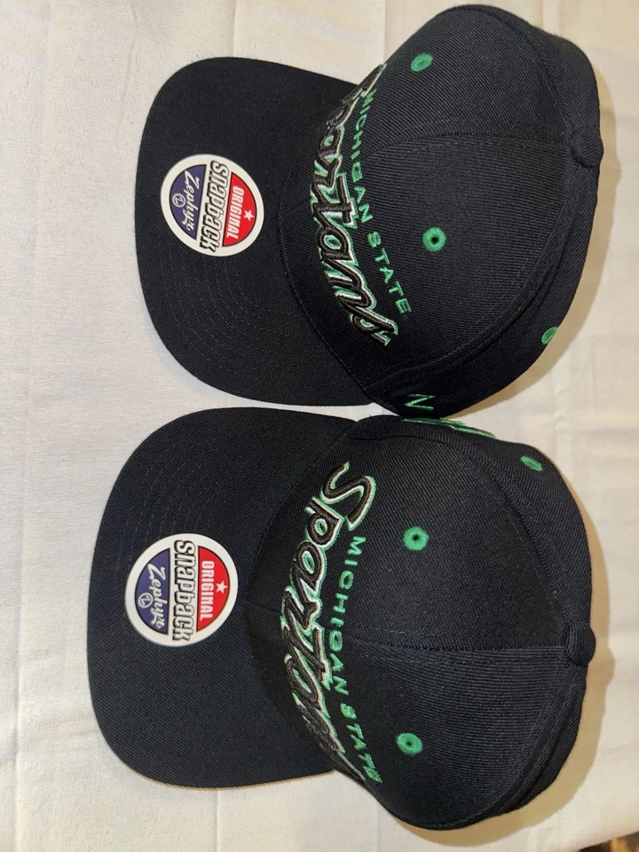 (2) Michigan State Spartans Zephyr Snapback Hats - Brand New With Tags - Image 1 of 4